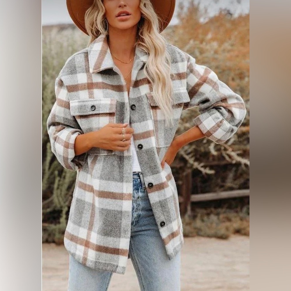 Vintage Amana Woolen Plaid Shacket
